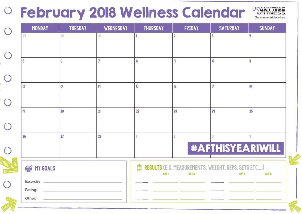 wellnesscalendar Anytime Fitness