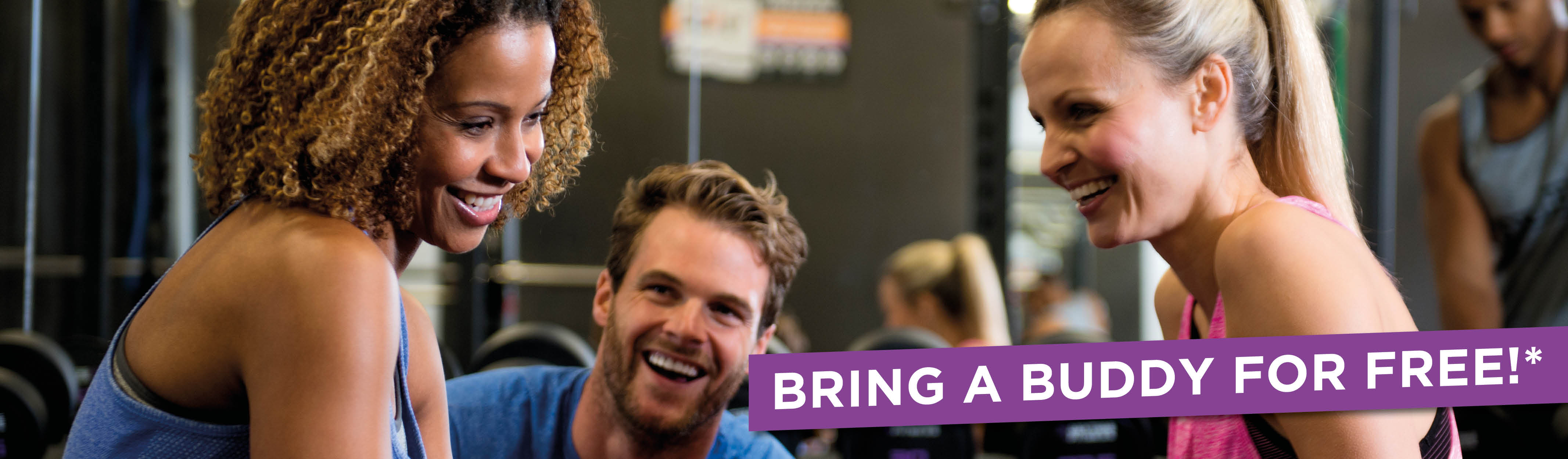 Bring a Buddy Landing Page Header Anytime Fitness
